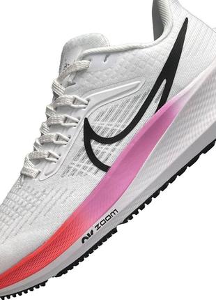 Кроссовки женские стильные nike air zoom white rainbow белые легкие спортивные кроссовки для бега летние3 фото