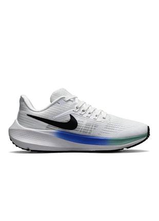 Кроссовки женские стильные nike air zoom white rainbow белые легкие спортивные кроссовки для бега летние5 фото