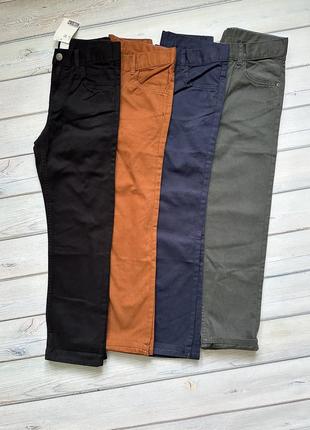 Коттоновые брюки штаны для мальчика h&amp;m 128/134