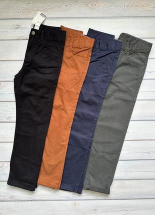 Коттоновые брюки штаны для мальчика h&amp;m 128/1342 фото