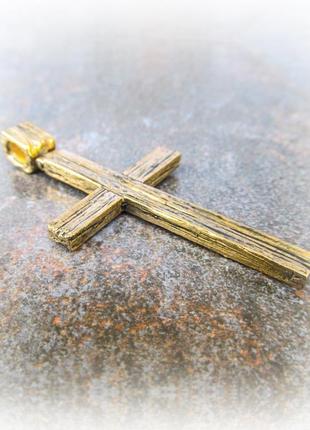 Великий бронзовий хрест ручної роботи2 фото
