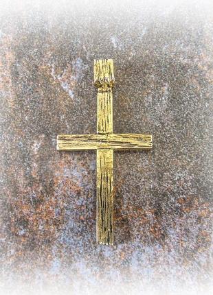 Великий бронзовий хрест ручної роботи4 фото