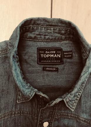 Новая рубашка topman {m}5 фото