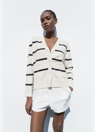 Кардиган у смужку zara