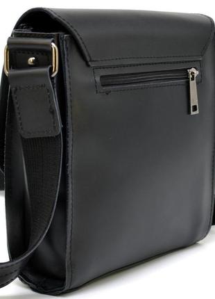 Мужская черная сумка через плечо za-3027-3md от tarwa4 фото