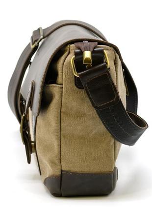 Мужская сумка через плечо из канваса и кожи rsc-6002-3md tarwa3 фото