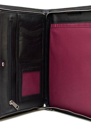 Шкіряна папка на блискавці для документів а4+ tarwa ga-1296-4lx