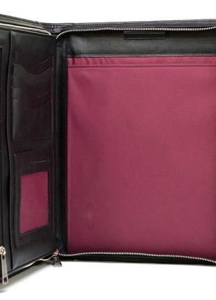 Шкіряна папка на блискавці для документів а4+ tarwa ga-1296-4lx