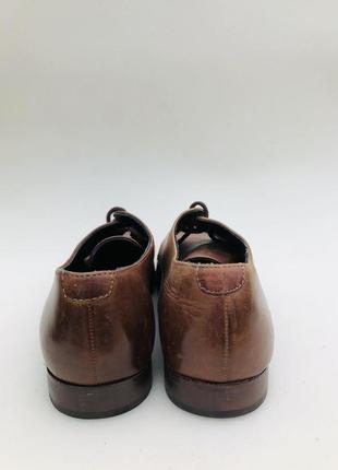 Кожаные туфли real leather { италия}.3 фото
