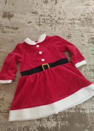 Новогоднее платье для девочки 6мес.