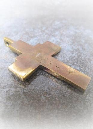 Підвіска хрест розквітлий - кулон хрест з колосками та очима6 фото