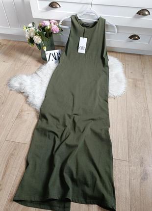 Платье с акцентом на спине от zara, размер м3 фото