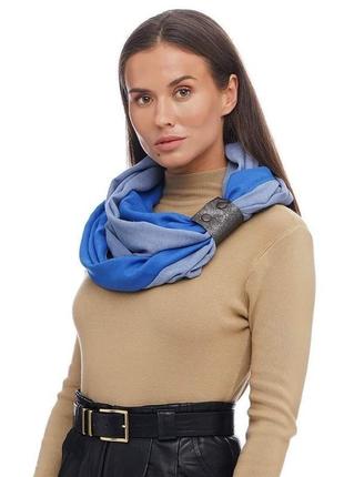 Кашемировый шарф"милан ", шарф снуд, шарф бактус, зимний женский шарф, большой женский шарф1 фото
