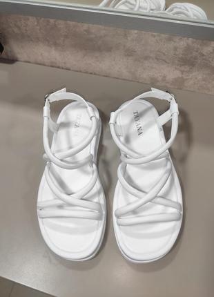 Босоніжки жіночі, шкіра, різні кольори