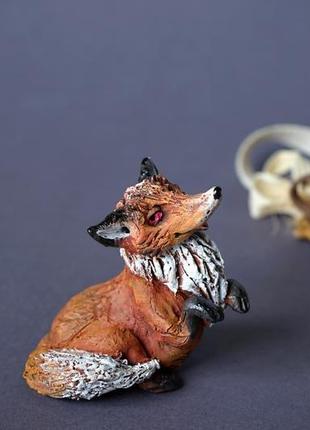 Фігурка лисиця сувенір лис fox figurine2 фото