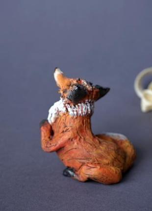 Фігурка лисиця сувенір лис fox figurine4 фото