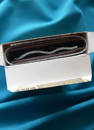 Коричневий шкіряний гаманець "стімпанк"7 фото