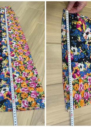 Акция 🎁 новые стильные брюки палаццо asos с ярким цветочным принтом zara h&amp;m10 фото