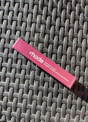 Rhode hailey bieber raspberry jelly peptide lip tint тінт для губ малина6 фото