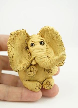 Фигурка слоника керамічна фігурка слона elephant figurine5 фото