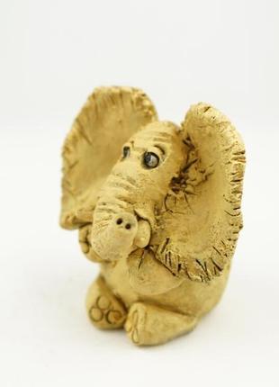 Фигурка слоника керамічна фігурка слона elephant figurine3 фото