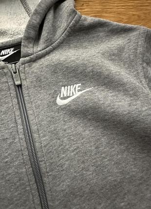 Соуп худи nike vintage/ базовое зип худи nike (nike swoosh, drill)3 фото