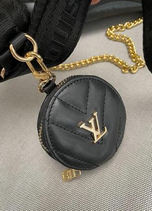 Сумка женская в стиле louis vuitton wave black5 фото