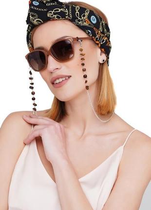 Ланцюжок для окулярів з натуральним каменем