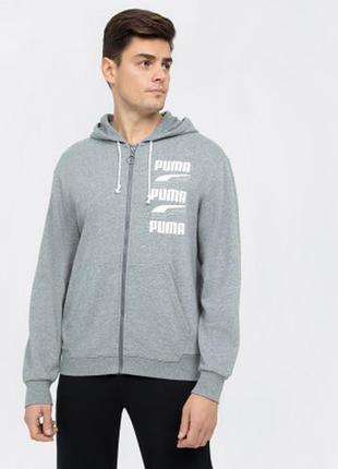 Толстовка puma rebel bold fz hoody tr ( оригинал )3 фото