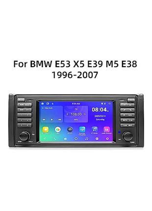 Магнітола android bmw 5, e39, 2/32, 8 ядер, carplay, слот під сім-картку + кабель 6м.!