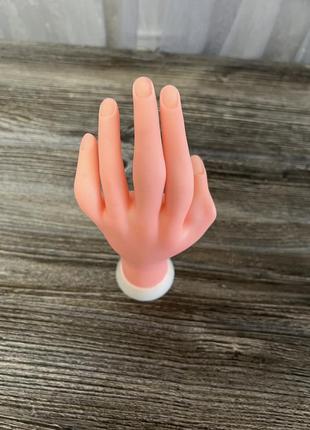 Манекен гумова гнучка рука тренувальна для манікюру або торгівлі прикрас2 фото