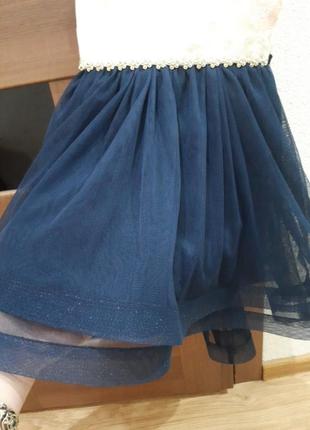 Праздничное платье от бренда cinderella 
по бірочці на 4р.4 фото