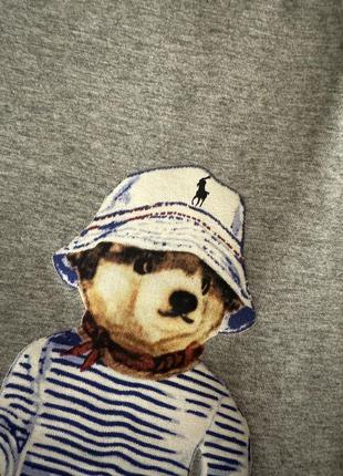 Футболка polo bear by ralph lauren, grey3 фото