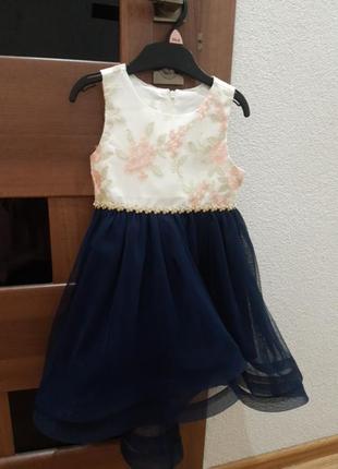 Праздничное платье от бренда cinderella 
по бірочці на 4р.1 фото