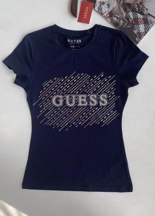 Новая стильная футболка guess размер m, xl оригинал4 фото