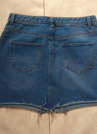 Брендова джинсова спідниця з високою талією denim co, 12 розмір.3 фото
