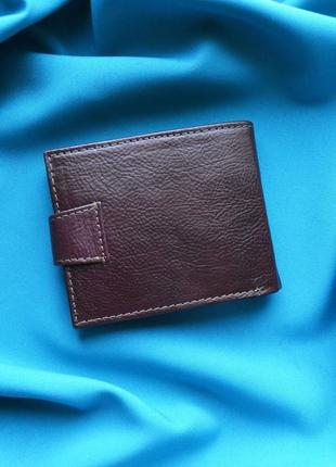 Коричневий шкіряний гаманець "стімпанк"6 фото