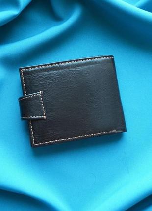 Коричневий шкіряний гаманець "скорпіон"5 фото
