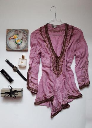 Рожева туніка , блузка orient design1 фото