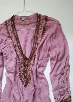 Рожева туніка , блузка orient design2 фото