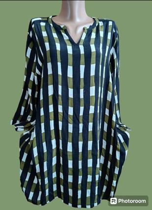 Блуза батал жіноча 100% віскоза.