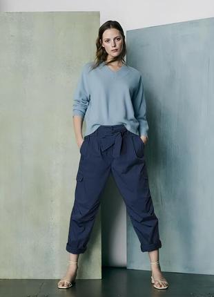 Вільні штани карго штани з кишенями котон бренд — bonmarche autonomy l-xxl1 фото