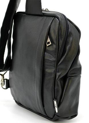 Мужской кожаный слинг, рюкзак через одно плечо tarwa ga-1905-3md3 фото