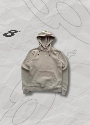 Худи adidas center logo / adidas trefoil hoodie (базовая кофта adidas)1 фото