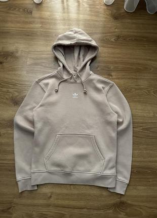 Худи adidas center logo / adidas trefoil hoodie (базовая кофта adidas)2 фото