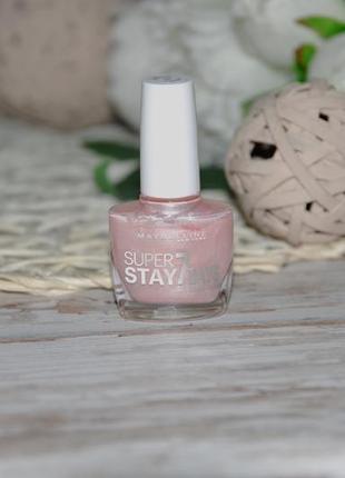 Лак для нігтів maybelline new york forever strong super stay 7 days gel nail color оригінал