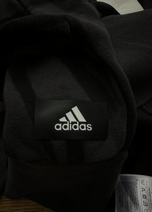 Оверсайз кроп кофта adidas big logo/ оверсайз свитшот adidas big logo5 фото