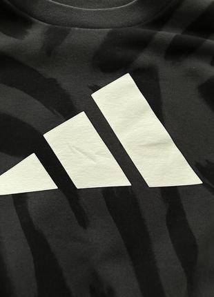 Оверсайз кроп кофта adidas big logo/ оверсайз світшот adidas big logo3 фото