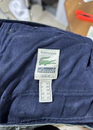 Брюки брюки lacoste m (48) w32 мужские джинсы оригинал7 фото