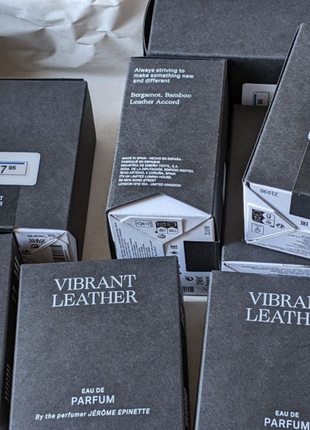 Zara man vibrant leather 60ml новые/в упаковке5 фото